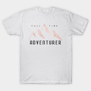 Rosegold Full Time Adventurer Mountains T-Shirt